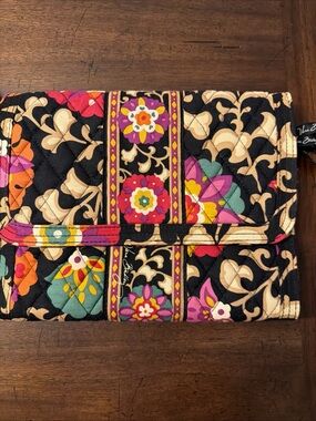 Vera Bradley Suzani Makeup Jewelry Bag Travel Organizer Pockets Retired